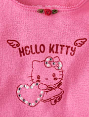Girls Hello Kitty® Rhinestone Ribbed Baby Tee