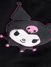 Girls Hello Kitty® Rhinestone Tiered Drop Waist Dress