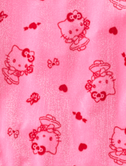 Girls Hello Kitty® Heart Velour Bubble Dress