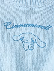 Girls Hello Kitty® Embroidered Chenille Sweater