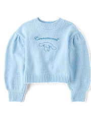 Girls Hello Kitty® Embroidered Chenille Sweater