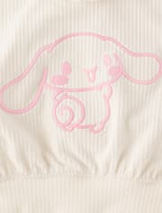Girls Hello Kitty® Embroidered Velour Zip Up Hoodie