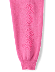 Girls Hello Kitty® Embroidered Premium Fleece Sweatshirt
