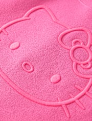 Girls Hello Kitty® Embroidered Premium Fleece Sweatshirt