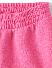 Girls Hello Kitty® Embroidered Premium Fleece Wide Leg Lounge Pants