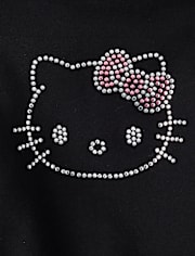 Girls Hello Kitty® Rhinestone Premium Fleece Oversized Hoodie