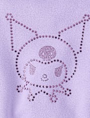 Girls Hello Kitty® Rhinestone Premium Fleece Oversized Hoodie