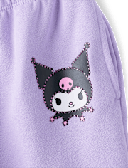 Girls Hello Kitty® Rhinestone Premium Fleece Cargo Jogger Pants
