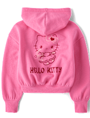 Girls Hello Kitty® Embellished Premium Fleece Hoodie