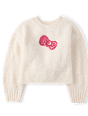 Girls Hello KittyÂ® Sequin Sweater