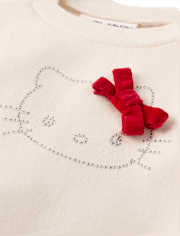 Girls Hello Kitty® Rhinestone Sweatshirt Dress