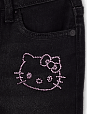 Girls Hello Kitty® Rhinestone Flare Jeans