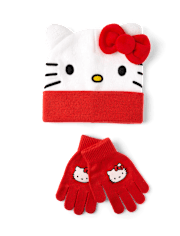 Girls Hello KittyÂ® 2-Piece Cold Weather Set