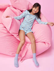 Girls Hello KittyÂ® Pointelle Pajamas