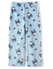 Girls Hello KittyÂ® Bow Fleece Pajama Pants