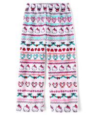 Girls Hello Kitty® Fairisle Fleece Pajama Pants