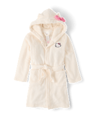 Girls Hello Kitty® Applique Fleece Robe