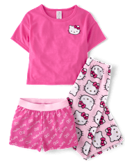 Girls Hello Kitty® 3-Piece Pajama Set