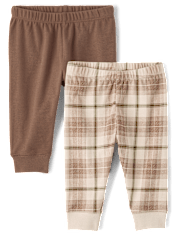 Baby Boys Plaid Pants 2-Pack