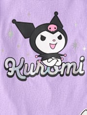 T-shirt graphique holographique Kuromi™ pour filles