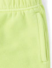Kids Garment Dyed Premium Fleece Shorts