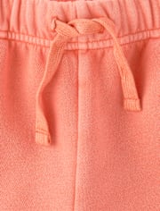 Kids Garment Dyed Premium Fleece Shorts