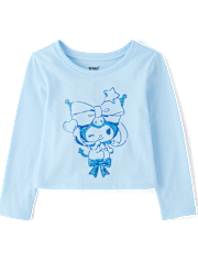 Toddler Girls Kuromi™ Glitter Baby Tee