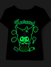 Toddler Girls Kuromiâ¢ Glow Halloween Graphic Tee