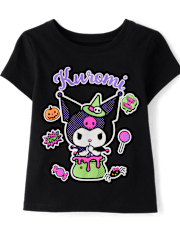 Toddler Girls Kuromiâ¢ Glow Halloween Graphic Tee