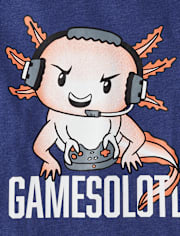 Boys Gamesolotl Graphic Tee