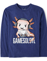 Boys Gamesolotl Graphic Tee