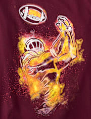 Boys Football Graphic Tee