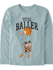 Boys Total Baller Graphic Tee