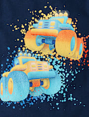 Baby And Toddler Boys Monster Trucks Graphic Tee