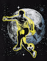 Boys Soccer Player Graphic Tee