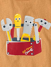 Baby And Toddler Boys Toolbox Friends Graphic Tee