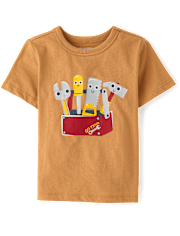 Baby And Toddler Boys Toolbox Friends Graphic Tee