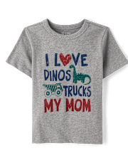 T-shirt graphique « Love My Mom » pour bébés et tout-petits garçons