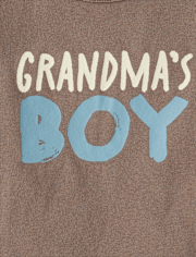 Baby And Toddler Boys Grandma's Boy Graphic Tee