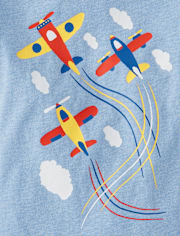 Baby And Toddler Boys Airplanes Graphic Tee