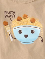 Baby And Toddler Boys Pasta Party Graphic Tee