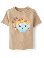 Baby And Toddler Boys Pasta Party Graphic Tee
