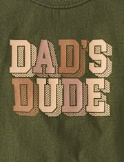 T-shirt graphique « Papa est mon pote » pour bébés et tout-petits garçons