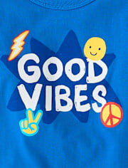 Baby And Toddler Boys Good Vibes Graphic Tee