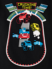 Baby And Toddler Boys Monster Truck Arena Graphic Tee