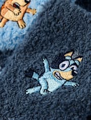 Baby And Toddler Boys Bluey™ Embroidered Cozy Socks 2-Pack