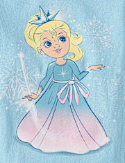 Baby And Toddler Girls Princess Graphic Tee
