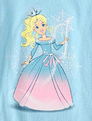Girls Princess Graphic Tee