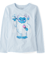 Girls Yeti Graphic Tee
