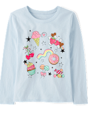 Girls Snack Food Graphic Tee